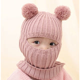 Full Face Pompom Hat