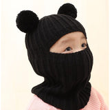 Full Face Pompom Hat