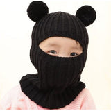 Full Face Pompom Hat