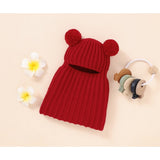 Full Face Pompom Hat