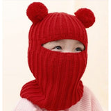 Full Face Pompom Hat