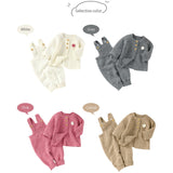 Knitted Cardigan Jumpsuit Set