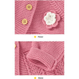 Knitted Cardigan Jumpsuit Set