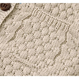 Knitted Romper with Bonnet