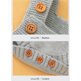 Knitted Sleeveless Onesie