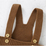 Knitted Jumpsuits with Bonnet