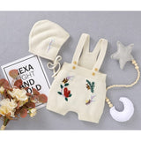 Knitted Jumpsuits with Bonnet