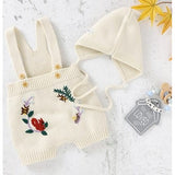 Knitted Jumpsuits with Bonnet