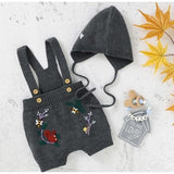 Knitted Jumpsuits with Bonnet