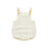 Knitted Sweater Romper Set