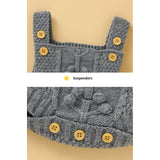 Knitted Sweater Romper Set