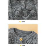 Knitted Sweater Romper Set