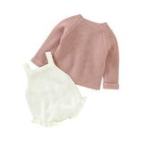 Knitted Baby Romper Set