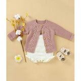 Knitted Baby Romper Set
