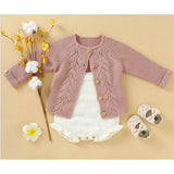 Knitted Baby Romper Set