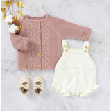 Knitted Baby Romper Set