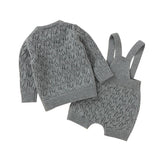 Knitted Sweater Jumpsuit Set