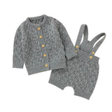 Knitted Sweater Jumpsuit Set