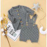 Knitted Sweater Jumpsuit Set