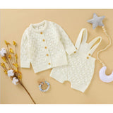 Knitted Sweater Jumpsuit Set