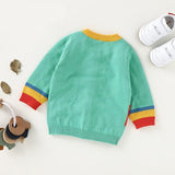 Dog Print Baby Cardigan