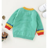 Dog Print Baby Cardigan