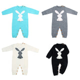 Knitted Rabbit Tail Romper