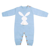 Knitted Rabbit Tail Romper