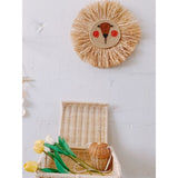 Lion Head Raffia Hanging Safari & Boho Nursery Decor