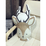 Cartoon Animals Cushion - Cozy Nursery