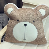 Cartoon Animals Cushion - Cozy Nursery