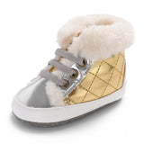 Baby Plaid Winter Boots