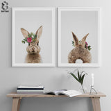 Kawaii Animal Rabbit Posters - Cozy Nursery