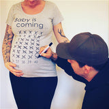 Baby Is Coming Maternity T-Shirt - Cozy Nursery