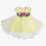 Baby Girl Floral Party Dress - Cozy Nursery