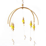 Nordic Baby Wooden Beads Mobile - Cozy Nursery