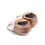 Blush Unicorn Leather Shoes - Cozy Nursery