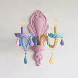 Macaron Candle Light Crystal Chandelier - Cozy Nursery