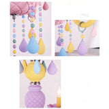 Macaron Candle Light Crystal Chandelier - Cozy Nursery