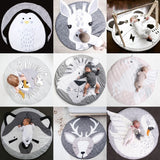 Round Floor Play Mat 90CM - Cozy Nursery