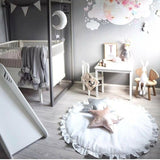 Round Floor Play Mat 90CM - Cozy Nursery