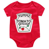 Tomato Ketchup & Yellow Mustard Bodysuits - Cozy Nursery