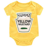 Tomato Ketchup & Yellow Mustard Bodysuits - Cozy Nursery
