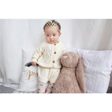 Baby Knit Cardigan + Shorts Suit