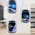 3D Space Galaxy Wall Sticker - Cozy Nursery