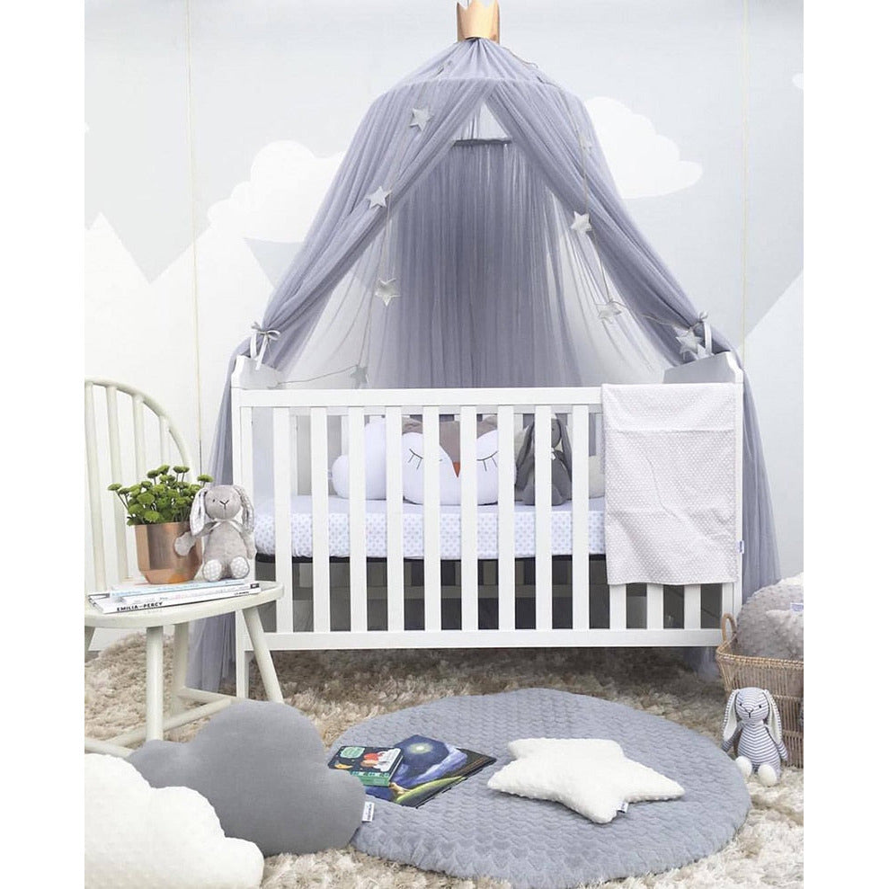 princess bed tent White Kids Princess Canopy Mosquito Net Tent