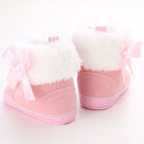 Bow-knot Fleece Snow Boots - Cozy Nursery