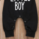Black Boys Romper - Cozy Nursery