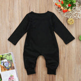 Black Boys Romper - Cozy Nursery