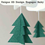 Woodland Felt Hanging Crib Mobile - Cozy Nursery